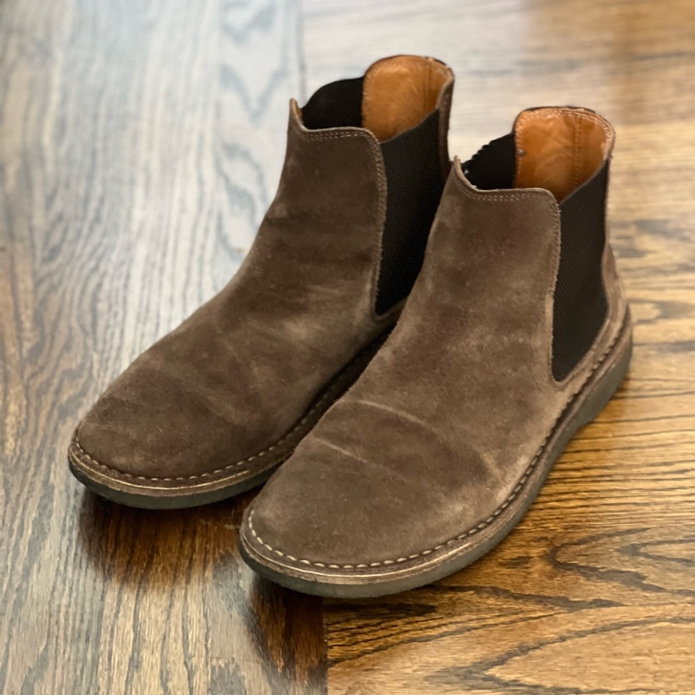 Astorflex Bitflex Men's Dark Brown Suede Chelsea Boots Size 44